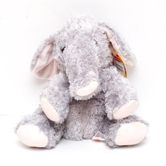 melissa & doug sterling elephant stuffed animal